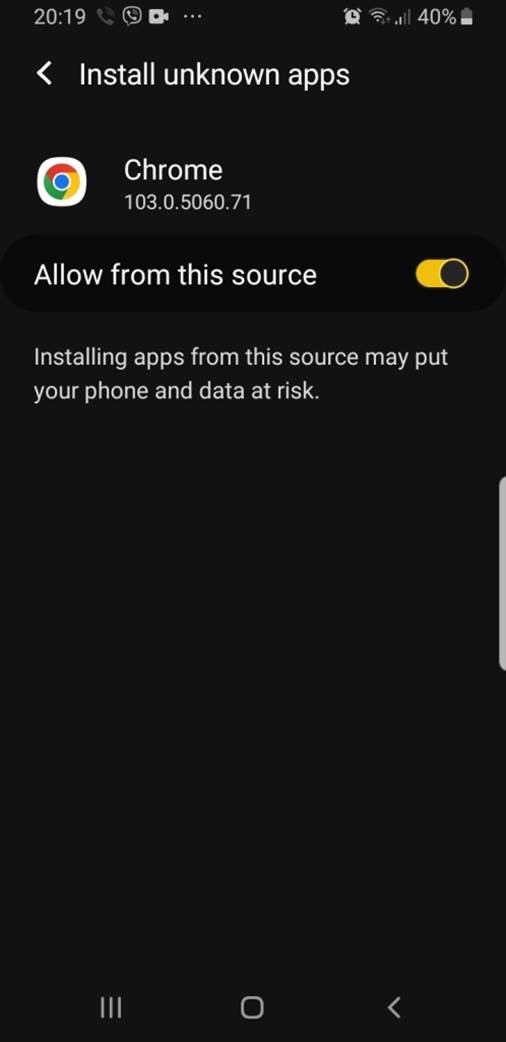 AR Mobile Apps Installation Step 2